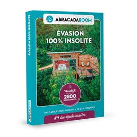 Coffret cadeau abracadaroom - évasion 100% insolite