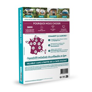 Coffret cadeau abracadaroom - évasion 100% insolite