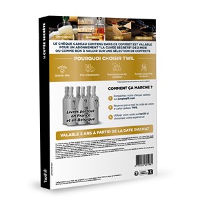 Coffret cadeau twil - cuvée secrète