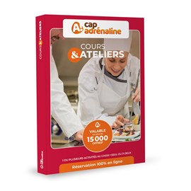Coffret cadeau capadrénaline - cours & ateliers