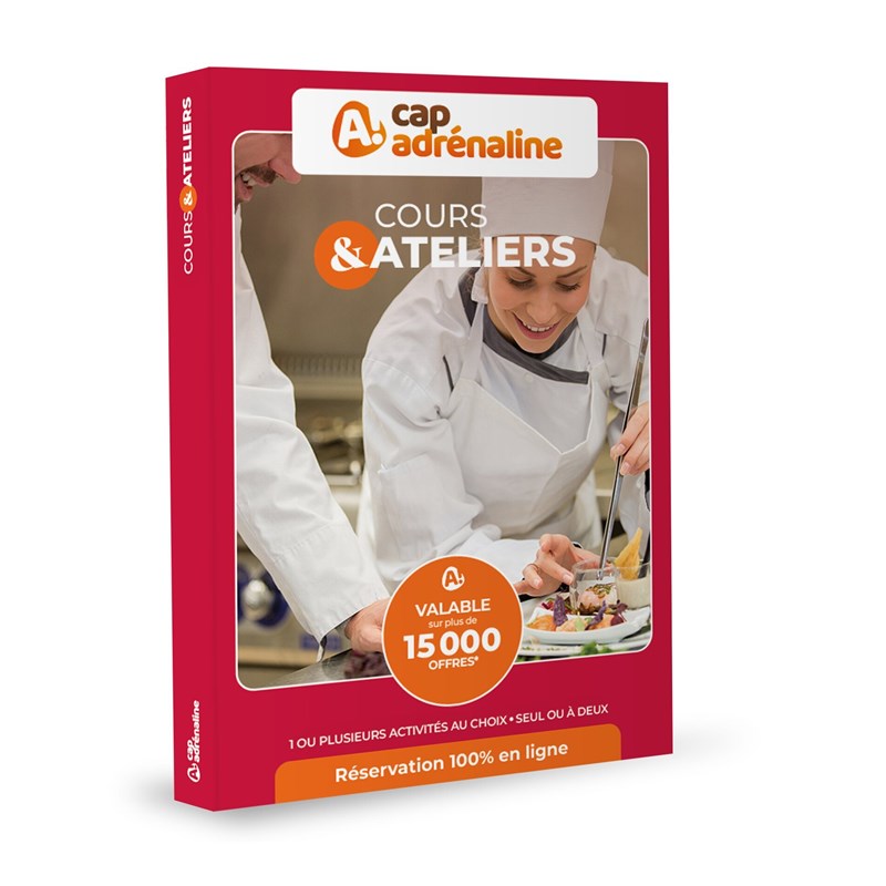 Coffret cadeau capadrénaline - cours & ateliers
