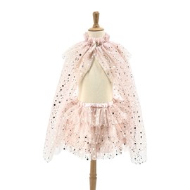 Set tutu & cape loane rose poudré tu  - déguisement