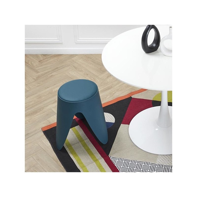 Tabouret bleu