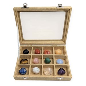 Coffret 12 pierres naturelles de lithothã©rapie