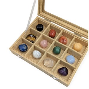 Coffret 12 pierres naturelles de lithothã©rapie
