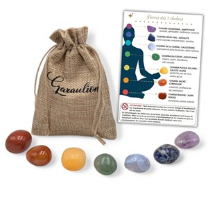 Kit pierres des 7 chakras
