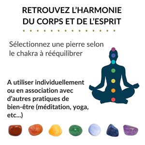 Kit pierres des 7 chakras