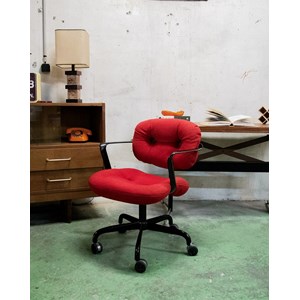 Jakob, le fauteuil rouge knoll n°554