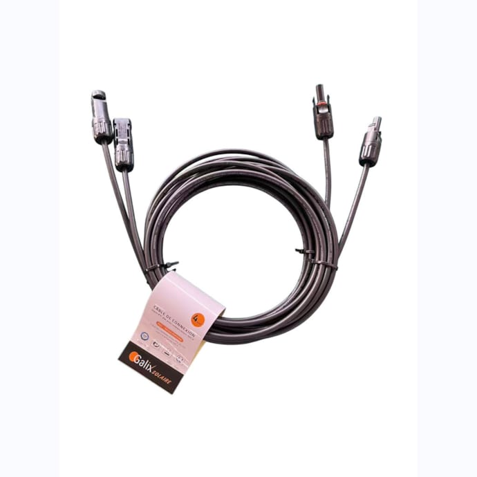 Lot de 2 câbles inter-pv 4m 4mm2