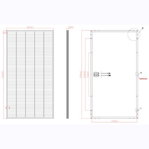 Module back-contact ng mono 250w bl