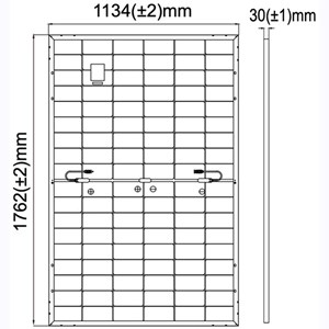Panneau solaire bifacial mono 450w