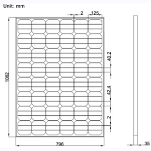 Module back-contact mono 160w black