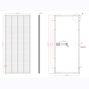 Module back-contact ng mono 200w bl