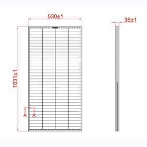 Module back-contact ng mono 100w bl