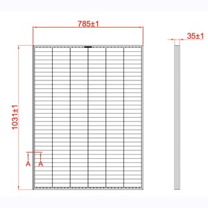 Module back-contact ng mono 150w bl