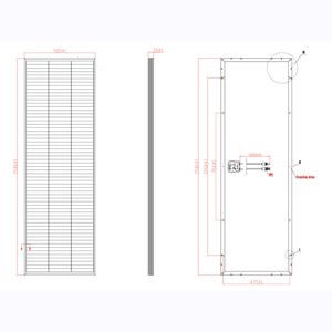 Module back-contact ng mono 155w bl