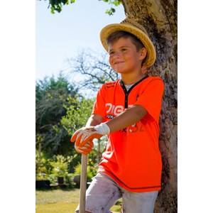 Gant de jardinage enfant orange, gaston le hérisson - rostaing - 6-8 ans