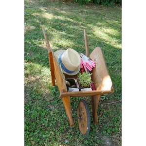 Gant de jardinage enfant rose, lison le papillon - rostaing - 6-8 ans