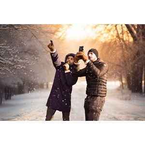 Gant de travail hiver chaud en cuir, fourré et tactile montblanc - rostaing - 7 S