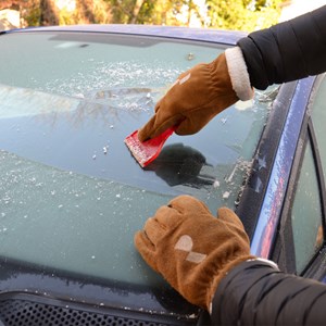 Gant de travail hiver chaud en cuir, fourré et tactile montblanc - rostaing - 7 S