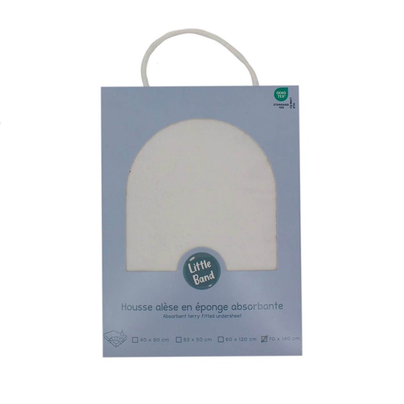 Protection matelas bébé 70x140 cm en éponge imperméabilisée