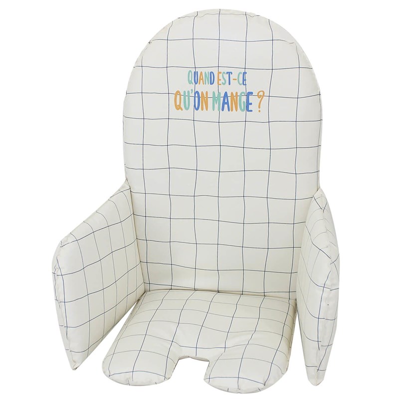 Coussin pour chaise haute positive colors - coussin chaise haute universel