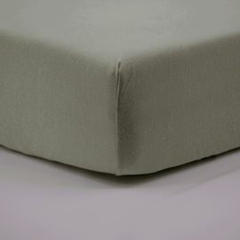 Drap housse 60x120 cm vert - drap housse bébé en coton