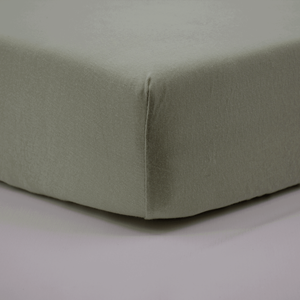 Drap housse 60x120 cm vert - drap housse bébé en coton