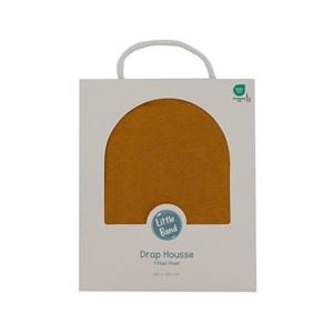 Drap-housse 60x120 cm en coton pollen