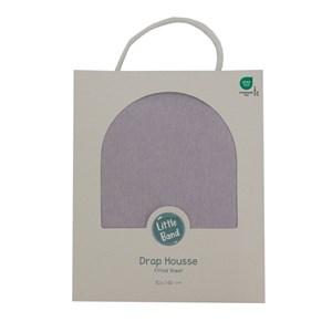 Drap-housse 70x140 cm parme - drap housse bébé jersey 100% coton