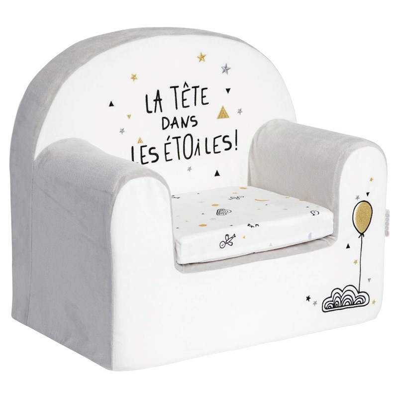 Fauteuil bébé étoile filante - chambre bébé fauteuil déhoussable