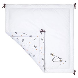 Fond de parc etoile filante en velours - 100x100 cm