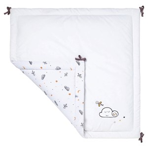 Fond de parc etoile filante en velours - 100x100 cm