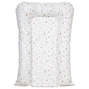 Matelas à langer bébé flocons terrazzo - matelas à langer pour bébé 50x70 cm