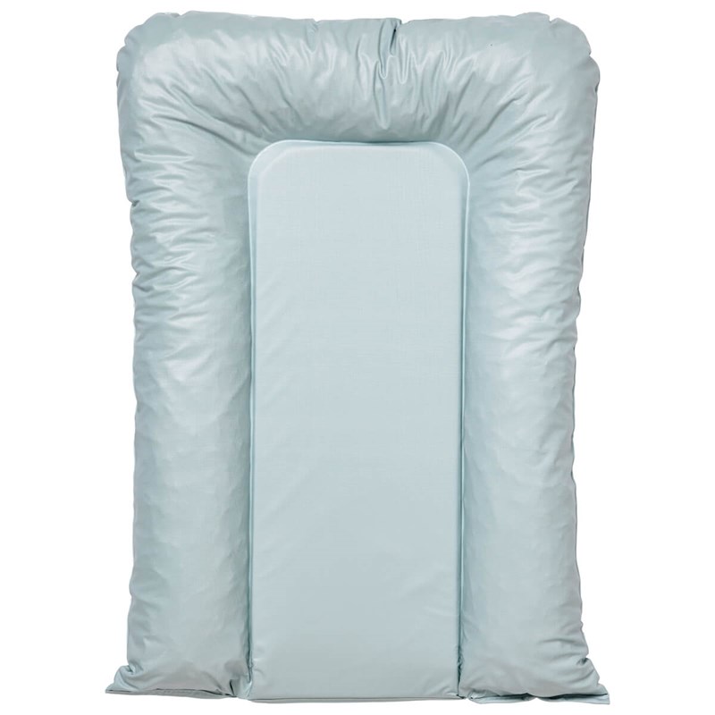 Matelas à langer bébé flocons bleu vert - matelas à langer pour bébé 50x70 cm