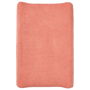 Housse pour matelas à langer terracotta en éponge 50x70 cm