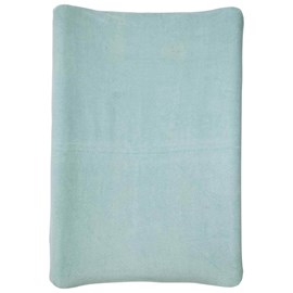 Housse pour matelas à langer bleu vert en éponge 50x70 cm