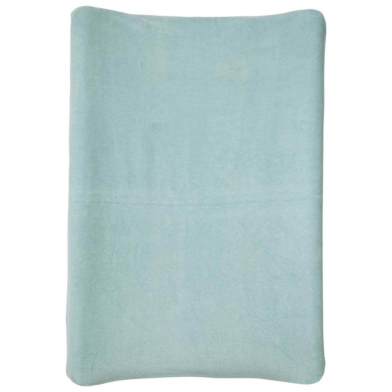 Housse pour matelas à langer bleu vert en éponge 50x70 cm