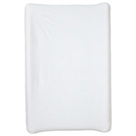 Housse pour matelas à langer blanc en éponge 50x70 cm