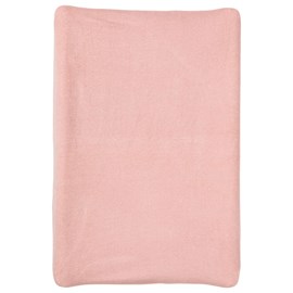 Housse pour matelas à langer rose en éponge 50x70 cm