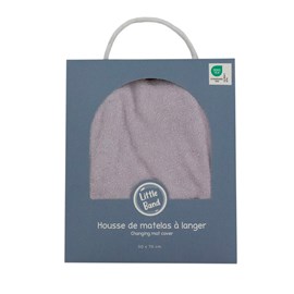 Housse pour matelas à langer parme en éponge 50x70 cm