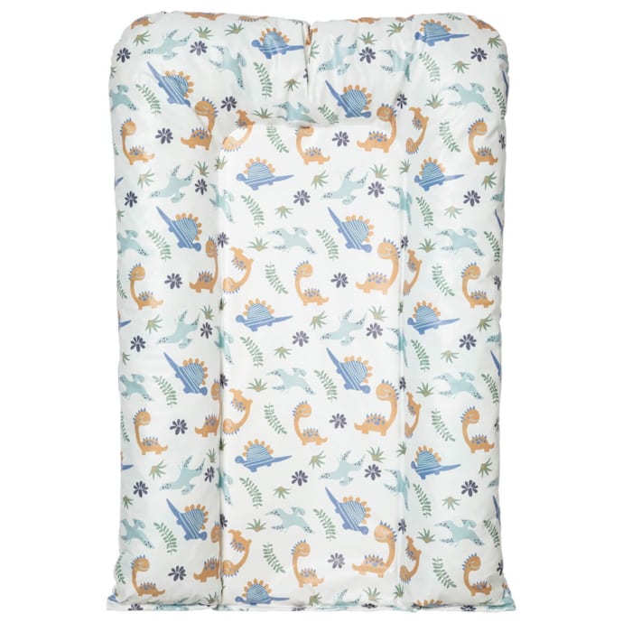 Matelas à Langer Flocons Triangle + Centre Framboise - Doux Et Sécurisé Pour Bébé
