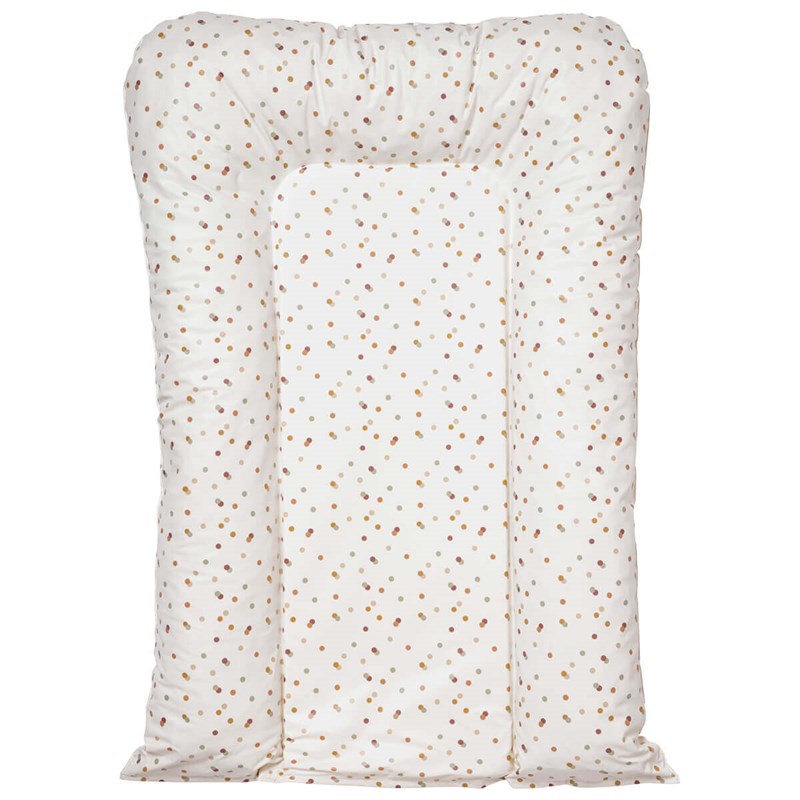 Matelas à langer bébé flocons polka dots 50x70 cm