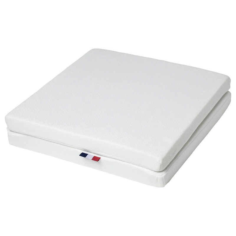 Matelas bébé lit pliant 60x120 cm - léger et confortable - déhoussable