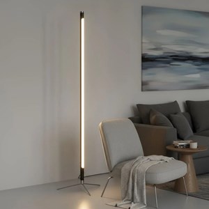Lampadaire vigga led noir