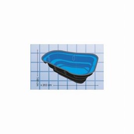 Bassin préformé start 750l - 2m02