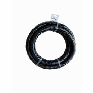 Tuyau cannelé noir 5m -diam. 19 mm