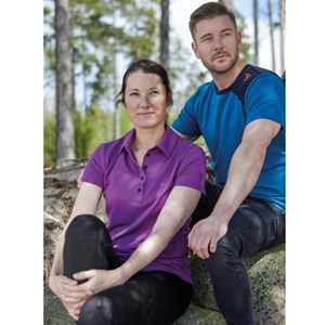 Polo ivanhoe evin violet pour femme en 42