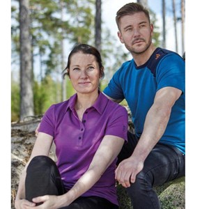 T-shirt ivanhoe kian ss bleu marine pour L