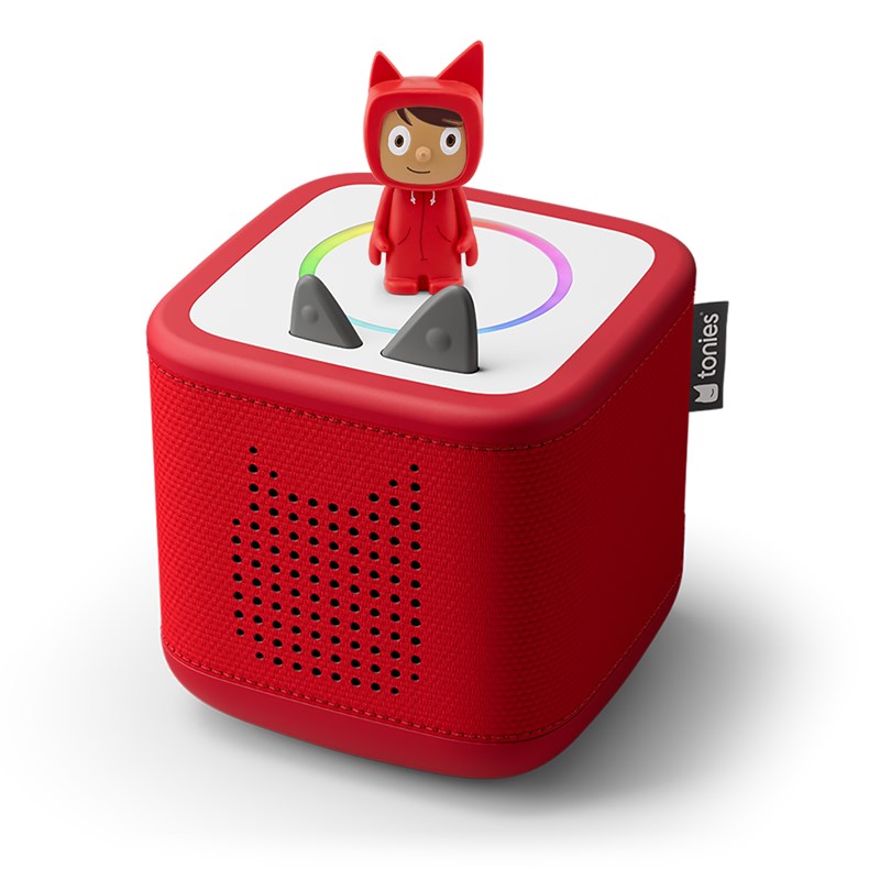 Mon premier coffret toniebox 2 - boite à histoires - rouge coquelicot